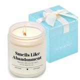 Retirement Gift for Woman, Going Away Farewell Gifts for Coworkers, Coworker Leaving Gifts for Women, Smells Like Abandonment Candle Farewell Decorations Party, Goodbye Gift for Friends Teacher Nurse