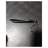 DEXBEXS Genuine Leather Car Key Chain Compatible with Ford Mustang Keychain Key ring Accessories for Man and Woman Black