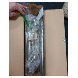 Warm Gold Curtain Rods for Windows 72 to144 Inch Brass Extra Long Heavy Duty Adjustable single 1 Diameter with vintage Brushed Bronze Metal Finials Antique for Living Room Bedroom Farmhouse Kitchen