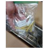 Warm Gold Curtain Rods for Windows 72 to144 Inch Brass Extra Long Heavy Duty Adjustable single 1 Diameter with vintage Brushed Bronze Metal Finials Antique for Living Room Bedroom Farmhouse Kitchen