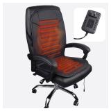 OLYDON Heated Seat Cushion with Pressure-Sensitive Switch and Overheat Protection Thermostat, with Power Adapter, Heating Pad for Office Chair, Home Etc.