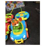 lalalark JOVA 2 Pack Remote Control Car for Toddlers, RC Cars with Cartoon Figure, Kids Toy Bumper Cars with LED Lights and Sounds, Light Up Car with Music, Christmas Birthday Gift for Boys Girls MISS