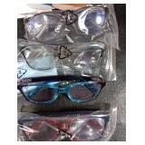 STASTEND 4 Pack Progressive Multifocus Reading Glasses for Women Men Spring Hinge Blue Light Blocking Readers (MIX, 2.75, x)