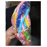 BOHUIZ 50Pcs Spiral Retractable Spring Coil Keychain, Multicolor Theftproof Anti-lost Stretch Cord Safety Key Ring with Metal Lobster Clasp Coil Lanyard Bulk for Purse Keys Wallet Cellphone