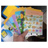 Kids Learning Tablet Educational Learning Pad for Toddlers 2-5 to Learn Alphabets, Numbers, Foods, Time, Music, Talking Cards for Toddlers Learning Educational Toy Kids Gifts