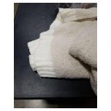 Snuggle Sac Buttery Ivory Bedding Blankets Twin Size 60x80, Super Soft Blankets Warm Cozy Knit Fuzzy Plush Blanket for Sofa, Bed, Living Room, Heather Ivory, 60x80 inches