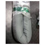 TORRAMI Under Door Draft Stoppers 32 Inch, Heavy Triangle Stop Draft Block Cold Air/Wind/Breeze Noise Blocker Door Sweeps Weather Stripping Bottom Seal Light Gray