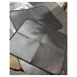 Heat Resistant Mats for Countertop - Fireproof 15x18 in Heat Resistant Mats for Air Fryer - Hot Pad Air Fryer Mat Compatible with Ninja,COSORI,Cuisinart for Coffee Maker, Toaster, Oven 2PCS - Black