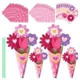 BeYumi Flower Bouquet Craft Kit - 24Pcs Valentine
