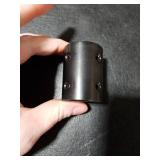 uxcell Shaft Coupling, 3/4 Bore 1-1/2 OD 2 Length Black Oxide Plated ASTM1045 Steel Rigid Coupling for 3D Printers Motor Wheel(4 Set Screws)