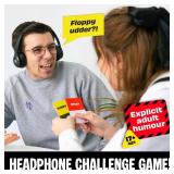 Sorry What Game - Uncensored Lip Reading Party Games for Adults - Based On The Headphone Challenge TikTok Trend - 2+ Players 40,000 Funny Phrase Combos - Adult Games for Game Night (Ages 17+)