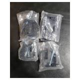 MXSAG New Pack of 4 Heavy Duty Aluminum Alloy Black Truck Bed Cap Mounting Clamps Fit Chevy/GMC/Dodge/Toyota/Ford/Nissan & More Pickup, No Drill Bolt-On Clips for Tonneau Cover Camper Topper Shell