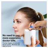 Ear Wax Removal Kit, Ear Cleaning Kits Manual Safe Ear Irrigation Flushing System, Effective Ear Cleaner Earwax Removal Kit, Ear Wax Removal Tool with Ear Basin and Ear Tips