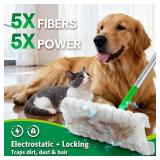 AIR U+ Dry Mop Pads for Swiffer Sweep and Mop, Heavy Duty Pet Dry Sweeper Refills, Sweeping Cloths for Cleaning Hardwood Floor Dust and Hair, Disposable, Unscented