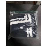 Tititex Luxury Black White Frame Line Bathroom Rug, 24x36 inch Extra Soft and Absorbent Microfiber Bath Rugs, Non-Slip Plush Shaggy Bath Carpet, Bath Mats for Bathroom Floor, Tub and Shower