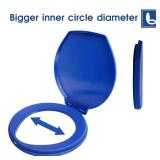 Portable Toilet Seat for 5 Gallon Bucket Emergency Outdoor Camping Snap on Luggable Loo Toilet Cover for Adults and Kids