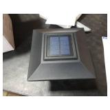 Davinci Lighting Premium Solar Outdoor Post Cap Lights - 4x4 5x5 6x6 - Bright LED Light for Fence Deck Garden or Patio Posts - Slate Black (1 Pack)