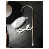 AstraLoom Electric Water Dispenser Pump for 3-5 Gallon Bottles - USB Rechargeable, Low Noise, Portable Automatic Jug Pump - Ideal for Home, Office, Camping (White)