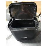 MACOPRO Hanging Small Trash Can with Lid Under Sink for Kitchen, Food Waste Bin for Countertop Compost Bin with Lid, Wall Mount Mountable Garbage Can for Bathroom, RV, 6.8L/1.8 Gal