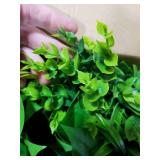 Der Rose 6 Pack Fake Plants Small Artificial Plants in Black Pots for Home Office Desk Bathroom Aesthetic Farmhouse Room Decor Indoor