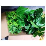 Der Rose 6 Pack Fake Plants Small Artificial Plants in Black Pots for Home Office Desk Bathroom Aesthetic Farmhouse Room Decor Indoor