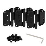 SILENTLOK Adjustable Patio Door Hinges | Vertical & Horizontal Adjustment | High Strength Multi-Point Locking System | for Perfect Fit & Security