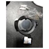 WIDEPLORE Echo Dot Wall Mount Holder for 3rd Generation, Built-in Cable Management Space-Saving Accessories for Dot(3rd Gen) Smart Speakers, with Sticking Tape and Drill Nail-Black