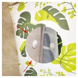 LEKUSHA Magnetic Shower Curtain Clips, Self Adhesive Splash Guard Clips, Keep Curtain Liner Closed to Wall, Stop Liner from Billowing, Prevent Water Off Floor, White, Pack of 4