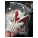 LEKUSHA Magnetic Shower Curtain Clips, Self Adhesive Splash Guard Clips, Keep Curtain Liner Closed to Wall, Stop Liner from Billowing, Prevent Water Off Floor, White, Pack of 4