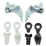 5303918455 Refrigerator Adjustable Door Hinge Kit For Frigidaire/Electrolux Refrigerators, For Left and Right Doors, Replaces With AP4510894, 240537101, 240537102, 240537104
