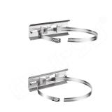 QILIPSU Pole Mounting Kits, 304 Stainless Steel 6.9 x 1.9 Brackets with Adjustable 2-8 Inch Clamps for Electrical Boxes, Devices, and Outdoor Applications