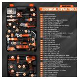 255-Piece Tool Set - Tool Kit with 12V Cordless Drill Driver, Toolbox Storage Case with Drawer, General Household Drill Set for DIY Projects, Home Repairs, Handyman