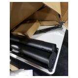 Rfiver Swivel Floor TV Stand with Mount for 32-60 inch TVs up to 88 lbs, Height Adjustable Tall TV Stand with Wood Base, Saving Space Design for Bedroom, Living Room and Corner, Max VESA 400x400mm