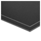 KAITELA Pack of 10 ABS Plastic Sheet 12 x 16 x 1/8 Thick (3mm) Black Rigid Thermoplastic Sheet, Moldable Plastic Panel for Crafts, DIY Projects - Textured & Smooth Finish