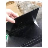 KAITELA Pack of 10 ABS Plastic Sheet 12 x 16 x 1/8 Thick (3mm) Black Rigid Thermoplastic Sheet, Moldable Plastic Panel for Crafts, DIY Projects - Textured & Smooth Finish