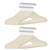 GoodtoU Kids Hangers Velvet 50 Pack 14 - Kids Felt Hangers Non Slip Toddler Hanger Childrens Hanger for Kid