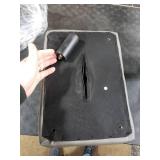 IBUYKE 16.54 Small Footstool, PU Faux Leather Step Stool, with Padded Seat Pine Wood Legs and Padded Rectangular Stool, for Bedroom, Gray RF-BD211