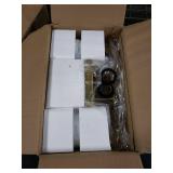 Meybiok 3-Light Bathroom Light Fixtures, Brushed Gold Vanity Light, Bathroom Vanity Light with Milky White Frosted Glass Shades, Bathroom Light for Mirror, Bedroom, Hallway, or Living Room