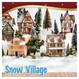 Snow Blanket for Christmas Decorations - 94 x 31 Inch Large Artificial Snow Blanket for Christmas Village Displays, White Winter DÃ©cor - Thick Fluffy Faux Snow Backdrop Xmas Party Christmas Tree Ba