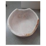 DAMAGE ON ONE SEE PHOTOD Gusto Nostro White Marble Wine Chiller for Glass and Stainless Steel Tumbler Set of 2 - Freezable Wine Glass Chiller Holder - Cool Set of Chillers and Stemless Metal Wine Tumb