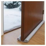 Door Draft Stopper Seal Strip â Under Door Noise, Dust, and Weather Blocker â Adjustable, Cut to Fit for Doors & Windows, Easy Install - Retail: $10