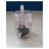 NICAVKIT 2-1/2 Inch Carbide Forstner Drill Bit, Carbide Tipped Forstner Bit for Hard Wood, Wood Drilling Bit Hinge Cutter Tool Kit for Plywood Plastic - Retail: $18