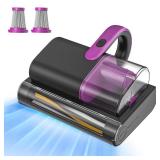 PRE OWNED Powers On Bear Mattress Vacuum Cleaner, Bed Vacuum Cleaner with 253.7nm UV-C Light, 140Â°F Heat, HEPA Filter, 15Kpa Strong Suction Versatile Handheld Vacuums for Bed, Sofa, Couch, Dust & P