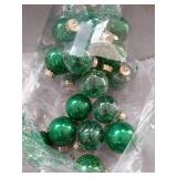 Briful 50mm/1.97\" Shatterproof Clear Plastic Christmas Ball Ornaments Decorative Transparent Xmas Balls Baubles Set with Stuffed Delicate Decor Hanging Christmas Tree Ornaments(24 Counts, Green) - Re