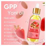 Yoni Oil Wash for Women pH Balance and Wetness, Feminine Oil Ingrown Hair, Nourishing, Moisturizing Formula for All Skin Types, Yoni Care with Vitamin E, Natural Yoni Wash(Strawberry) - Retail: $8