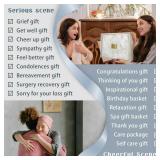 AHAGIFTREE ,Birthday Gift Basketï¼Get Well Soon Gift Baskets For Women,12PC Get Well Gifts for Women After Surgery,Care Package,Grief,Sympathy Gifts,Condolences Gift - Retail: $40