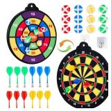 HELLO PAPAYA Magnetic Dart Board - 12Magnetic Darts+12Sticky Balls Or 2 Toy Gun+40 Foam Dart,Fun for Family Game and Party with Friends, Christmas Birthday Gifts Toys for 3-12 Year Old Boys - Retail: 