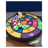 HELLO PAPAYA Magnetic Dart Board - 12Magnetic Darts+12Sticky Balls Or 2 Toy Gun+40 Foam Dart,Fun for Family Game and Party with Friends, Christmas Birthday Gifts Toys for 3-12 Year Old Boys - Retail: 