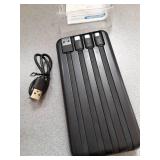 OHOVIV Portable Charger Power Bank 50000mAh Battery Pack, 22.5W Fast Charging PowerBank with Built in Cables,Travel Camping Essential USB-C Portable Phone Charger for iPhone Samsung Pixel Android iPad