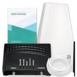 Cell Phone Booster for Home,Up to 2000 sq ft,Cell Phone Signal Booster with Band 66/25/2/4/5/12/13/17,Boost 5G 4G Data for All U.S. Carriers FCC Approved Cell Booste